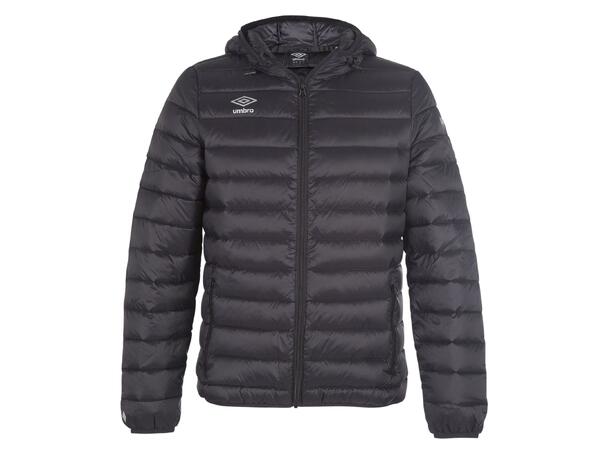 UMBRO Core Down Jacket jr Sort 116 Myk og deilig dunjakke for barn 